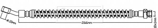 BORG & BECK Pidurivoolik BBH7942